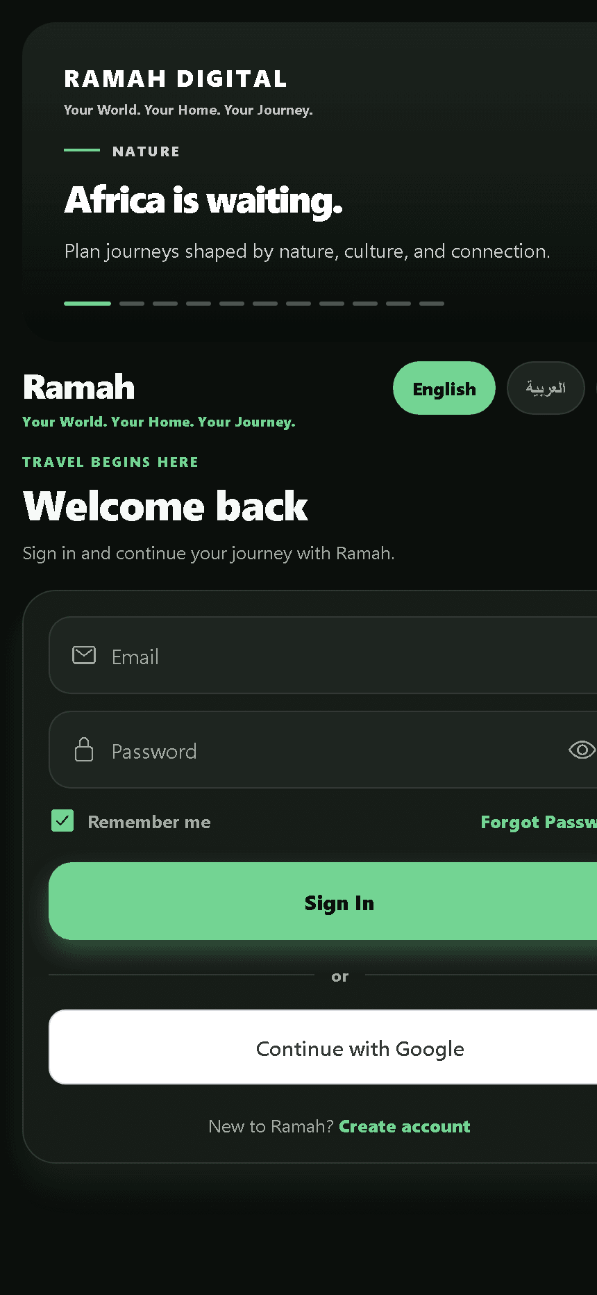 The real Ramah Digital mobile login experience
